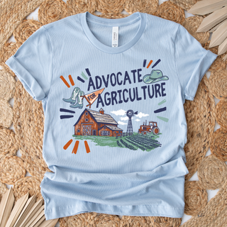 Advocate for Agriculture Stripe– Bella Canvas T-Shirt