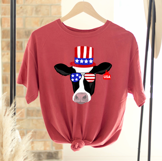 Red White and Blue Dairy– Comfort Colors T-Shirt