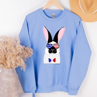Red White and Blue Rabbit– Crewneck