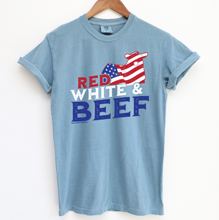 Red White and BEEF– Comfort Colors T-Shirt