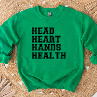 Head Heart Hands Health– Crewneck