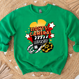 Lights Camera Leadership 4-H– Crewneck