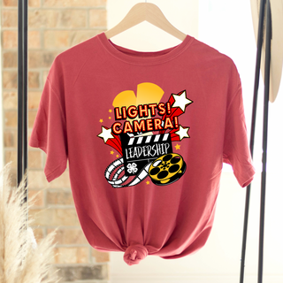 Lights Camera Leadership 4-H– Comfort Colors T-Shirt
