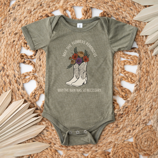 Boots Flowers Remind Us– Infant/Toddler/Youth