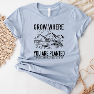 Grow Where You Are Planted– Bella Canvas T-Shirt