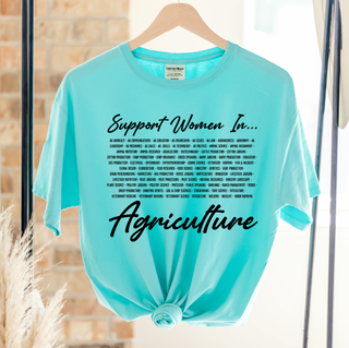 Support Women In Ag List– Comfort Colors T-Shirt