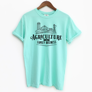 Agriculture is a Family Business– Comfort Colors T-Shirt