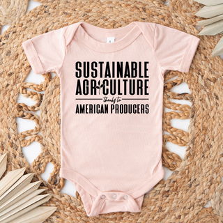 Sustainable Agriculture Thanks to American Producers– Infant/Toddler/Youth
