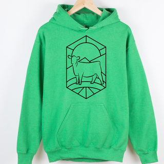 Stain Glass Heifer– Hoodie