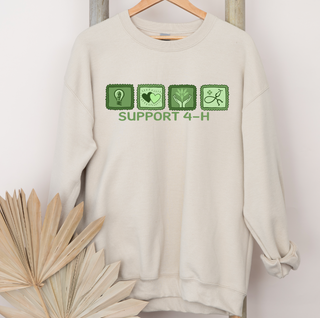 Support 4-H Stamp– Crewneck