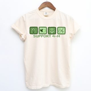 Support 4-H Stamp– Comfort Colors T-Shirt