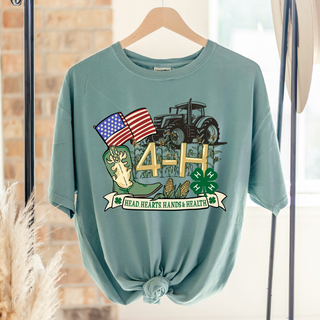 4-H Tractor– Comfort Colors T-Shirt