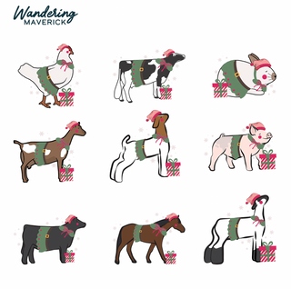 Christmas Elf- Choose Your Animals – Infant/Toddler/Youth
