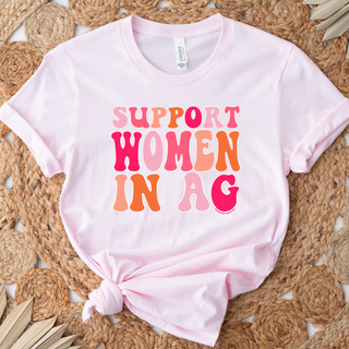 Peachy Support Women In AG- Bella Canvas T-Shirt