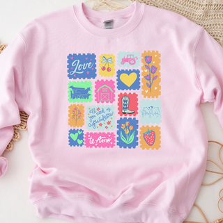 Valentine Agriculture Stamps– Crewneck