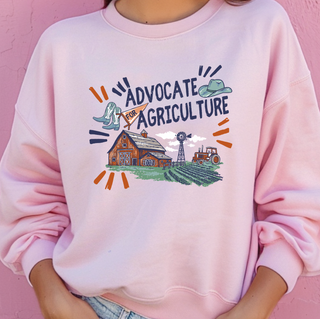 Advocate for Agriculture Stripe– Crewneck