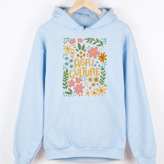 Agriculture Flower Sketch– Hoodie