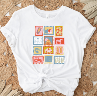 Agriculture Stamps- Bella Canvas T-Shirt