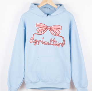 Agriculture Bow Script Pink– Hoodie