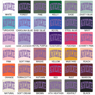 Agvocate Varsity Purple- Bella Canvas T-Shirt