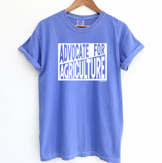 Block Advocate for Agriculture White– Comfort Colors T-Shirt