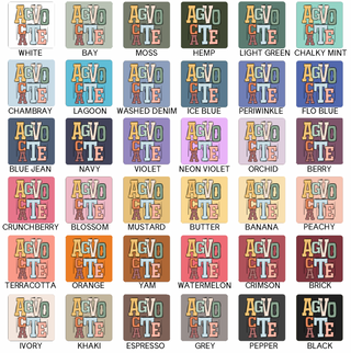 Boho Colors Agvocate– Comfort Colors T-Shirt
