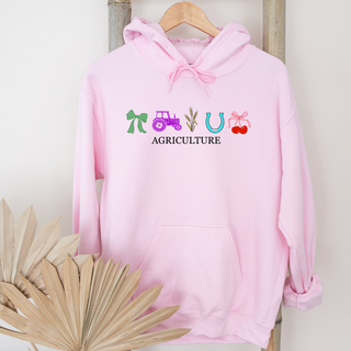 Agriculture Symbols Color– Hoodie
