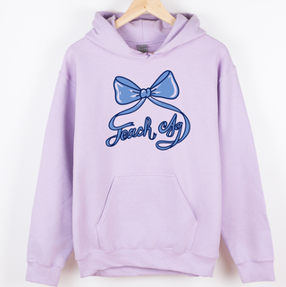 Teach Ag Bow Blue– Hoodie