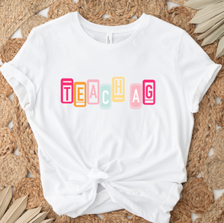 Teach Ag License Plate- Bella Canvas T-Shirt