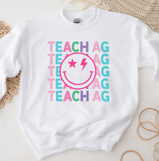 Teach AG Line Smile– Crewneck