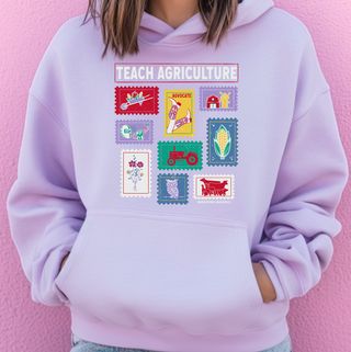 Teach Agriculture Multi Stamp– Hoodie
