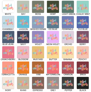 Colorful Agriculture– Comfort Colors T-Shirt