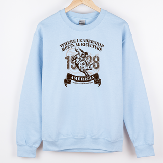 Leadership Meets Ag Bull– Crewneck