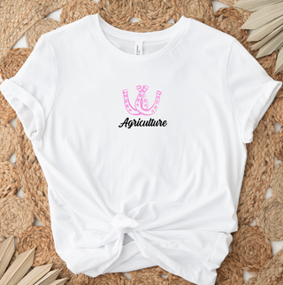 Lucky Agriculture Horseshoe- Bella Canvas T-Shirt
