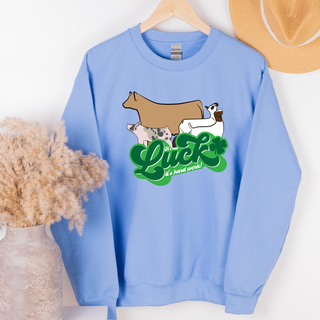 Stock Show It's Not Luck– Crewneck