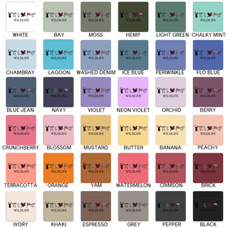 Wildlife Symbol– Comfort Colors T-Shirt