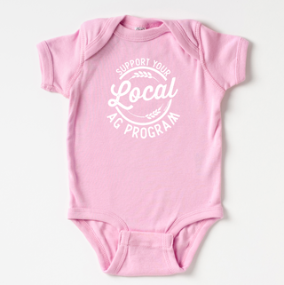 Support Your Local Ag Program White– Infant/Toddler/Youth