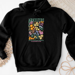 Teach Agriculture Floral– Hoodie