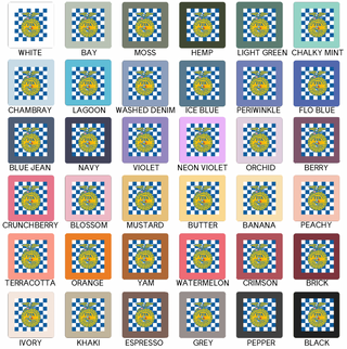 Checkered Emblem – Comfort Colors T-shirt