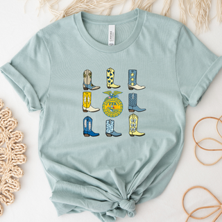 FFA Emblem Boot- Bella Canvas T-Shirt