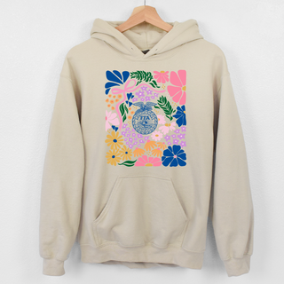 Spring Floral Emblem– Hoodie
