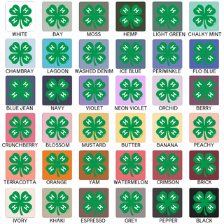 4-H Clover Green– Comfort Colors T-Shirt