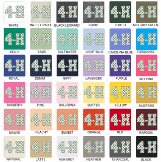 4-H Green Checkered– Infant/Toddler/Youth