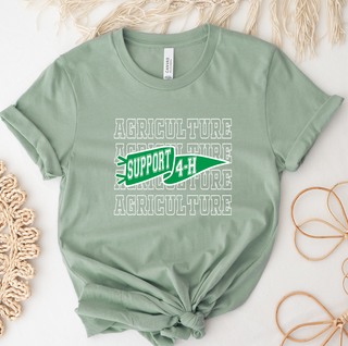Support 4-H Pennant- Bella Canvas T-Shirt