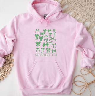Support 4-H Bows– Hoodie