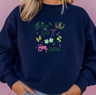 Symbol Make The Best Better– Crewneck