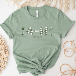Star Checker 4-H Est. 1902- Bella Canvas T-Shirt