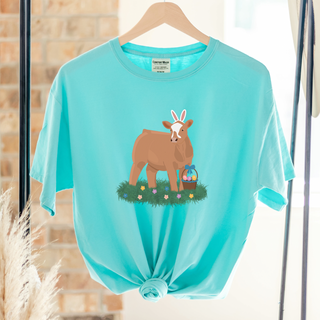 Easter Steer– Comfort Colors T-Shirt