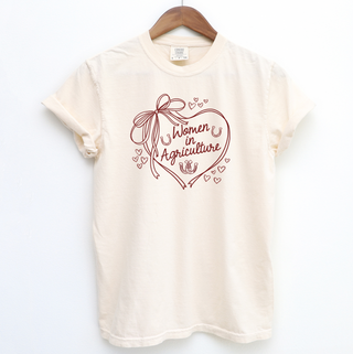 Horseshoe Support Women In Agriculture– Comfort Colors T-Shirt