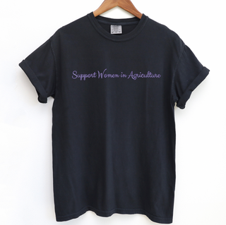 Support Women In Ag Ribbon– Comfort Colors T-Shirt
